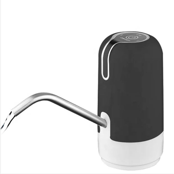 Rechargeable Water Dispenser for Home and Public Places - Color May Vary - Portable Electric Pump for 5-Gallon Bottles, USB Charging, Easy to Use, Durable Plastic, Ideal for Kitchen, Office, Camping