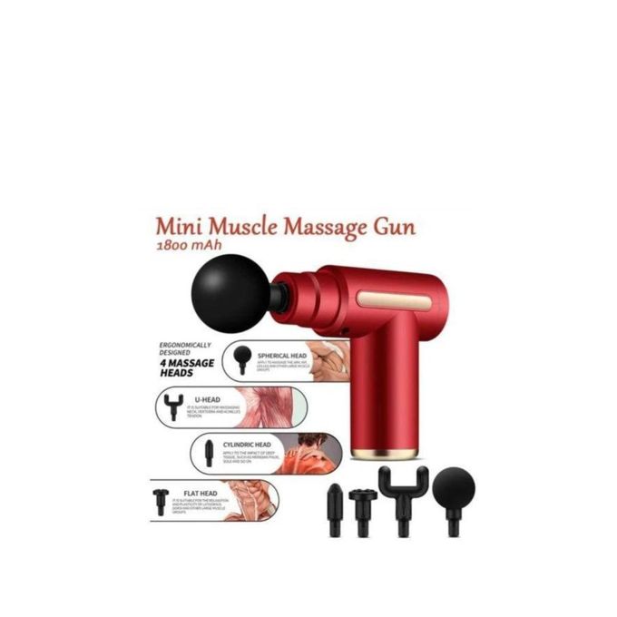 Mini Gun Massager Machine for Pain Relief - Body, Neck, Shoulders, Back, Arms & Feet Massager - 6 Speed Settings - 7 Type C Charging for Muscle Pain Relief Recovery and Relaxation for Stiff Shoulders
