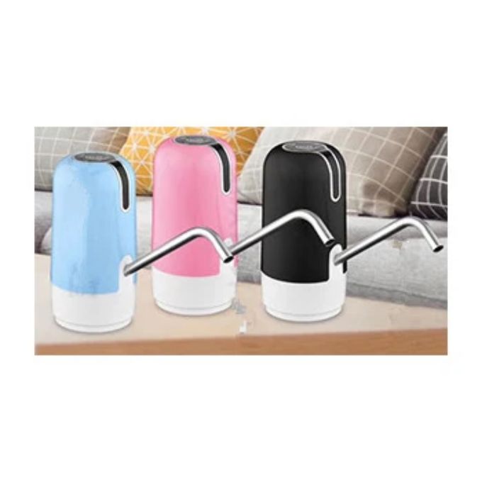 Rechargeable Water Dispenser for Home and Public Places - Color May Vary - Portable Electric Pump for 5-Gallon Bottles, USB Charging, Easy to Use, Durable Plastic, Ideal for Kitchen, Office, Camping