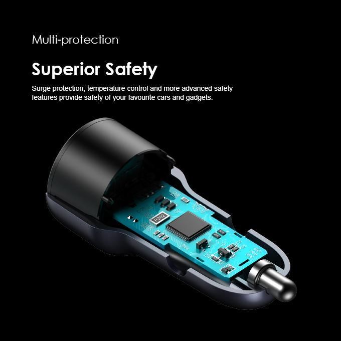 Oraimo Bullet 48 48W Car Charger - Small Size Ultra Fast Charging for All Devices