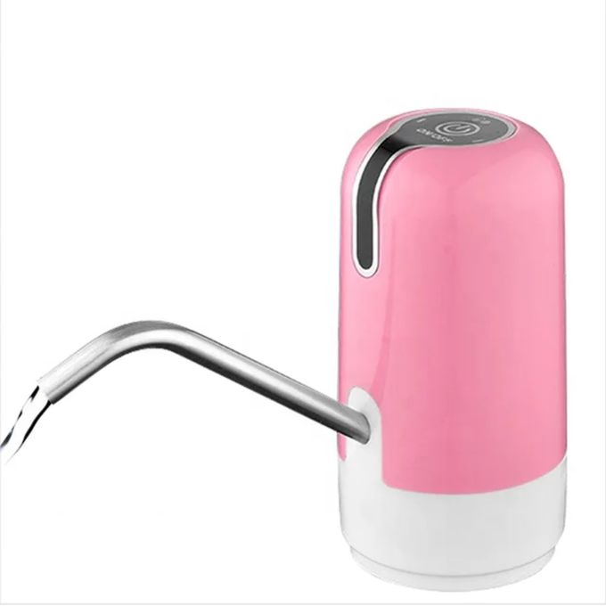 Rechargeable Water Dispenser for Home and Public Places - Color May Vary - Portable Electric Pump for 5-Gallon Bottles, USB Charging, Easy to Use, Durable Plastic, Ideal for Kitchen, Office, Camping