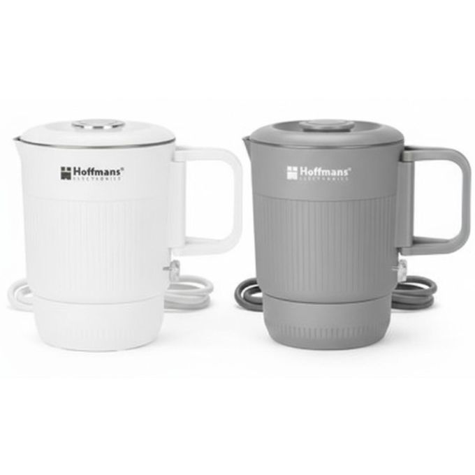 Hoffmans 3-in-1 Foldable Fast Boil Electric 0.8L Travel Kettle, Cup & Pot 1200W HM-2560 - Grey