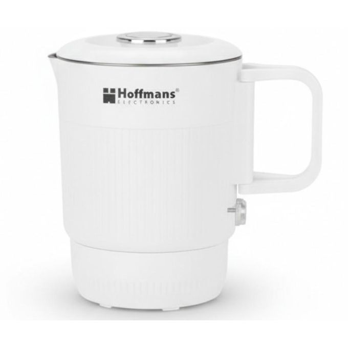 Hoffmans 3-in-1 Foldable Fast Boil Electric 0.8L Travel Kettle, Cup & Pot 1200W HM-2560 - Grey