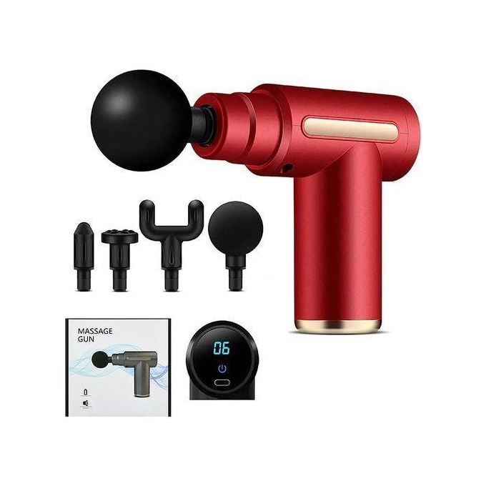 Portable Electric Mini Fascial Massage Gun for Muscle Body Massage - Multicolor, Lightweight, Deep Tissue Percussion, Rechargeable, Handheld, Pain Relief, Relaxation, Home Use, Travel