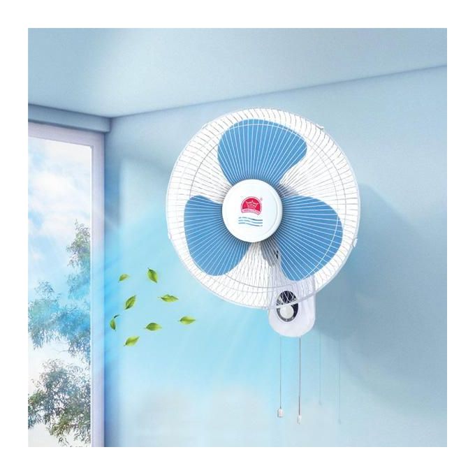 16 Inch Wall Mount Fan for Home & Kitchen - Powerful Motor, High Air Delivery, Smooth Oscillation, 3-Speed Control, Multi-Colour