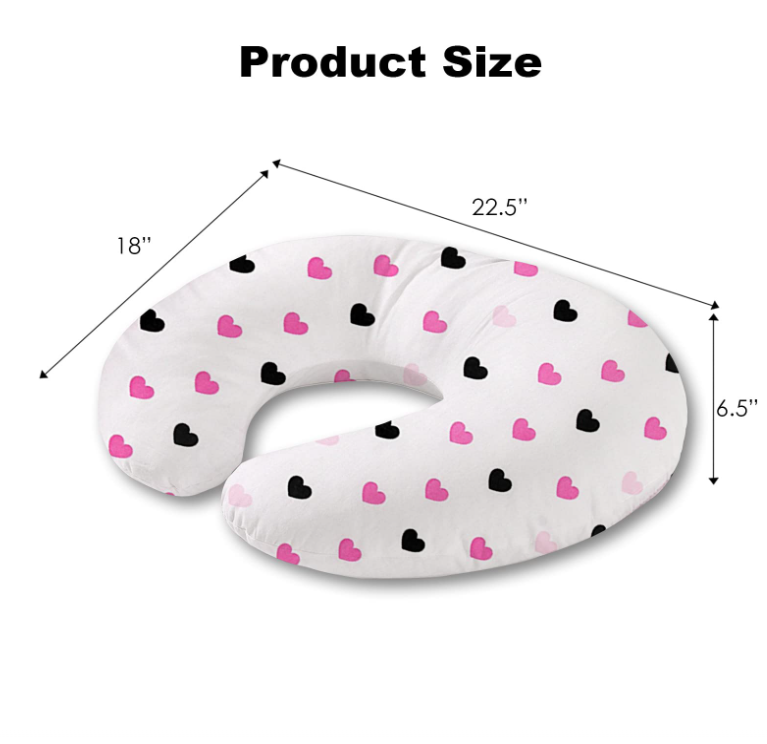 3-in-1 Nursing Pillow | Multipurpose Breastfeeding Support Cushion | Baby Feeding, Sitting & Tummy Time Pillow | Removable Washable Cover