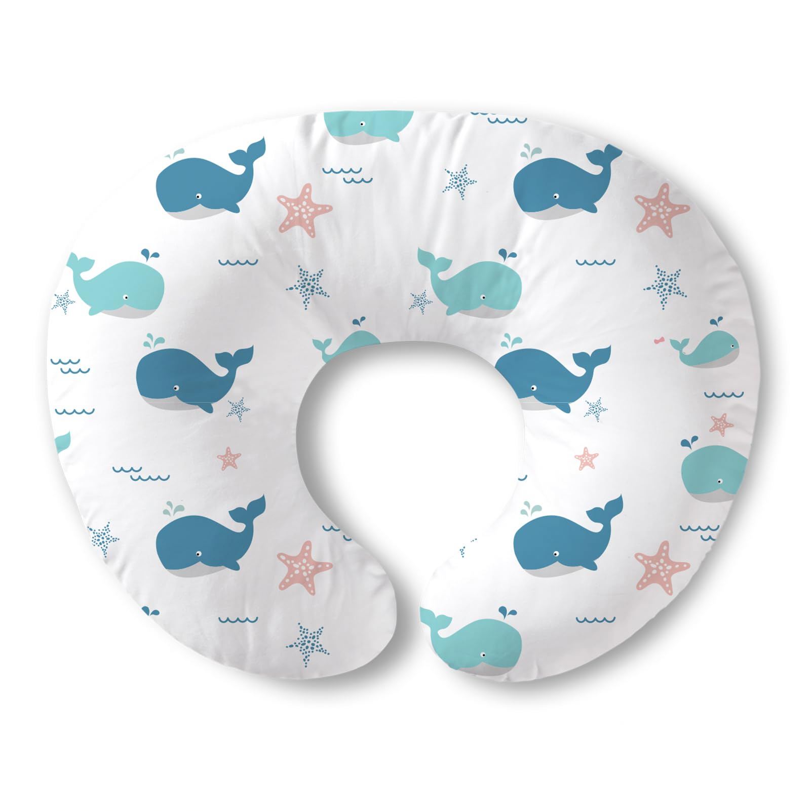 3-in-1 Nursing Pillow | Multipurpose Breastfeeding Support Cushion | Baby Feeding, Sitting & Tummy Time Pillow | Removable Washable Cover