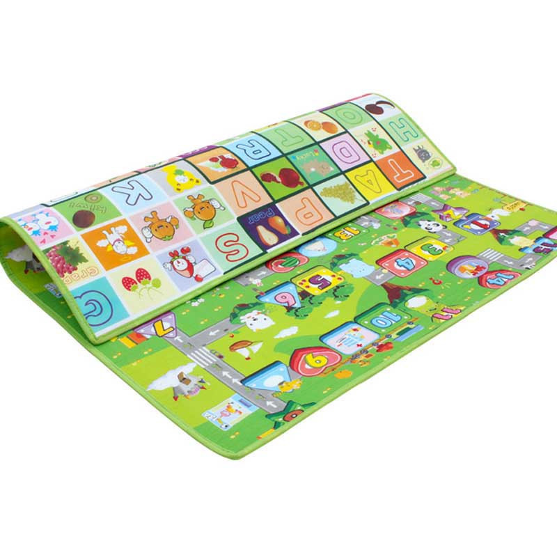 Baby Play Mat Kids Rug for Floor, Playmat for Kids Toddlers Infant, Extra Large Thick Playtime Collection ABC, Numbers, Animals Educational Area Rugs for Playroom (6×6ft) 5.0
