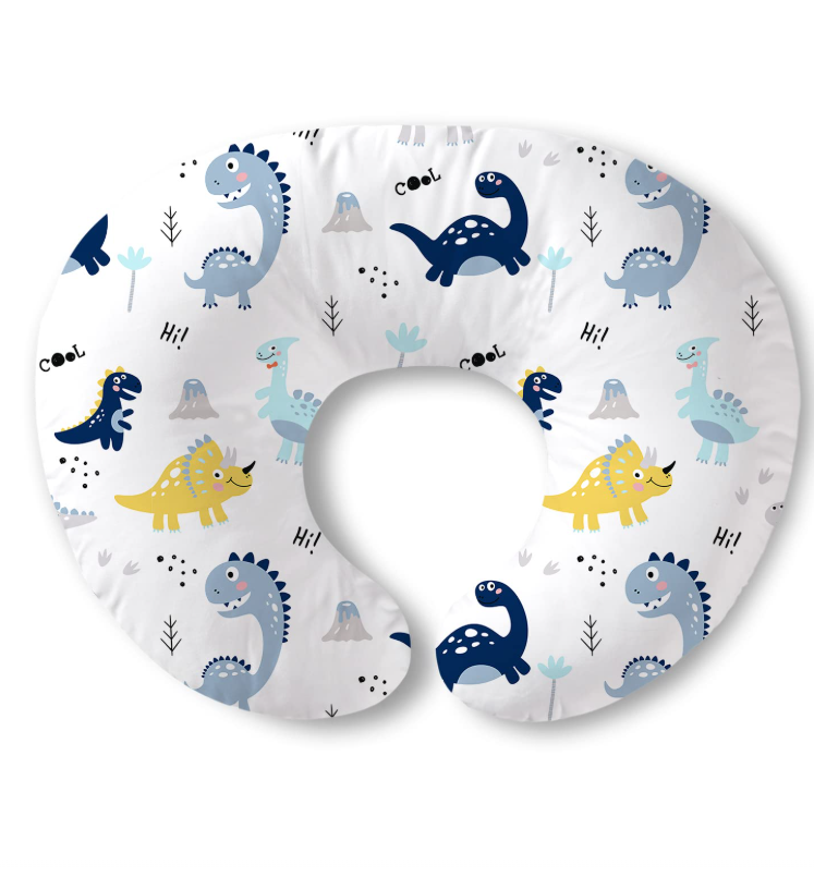 3-in-1 Nursing Pillow | Multipurpose Breastfeeding Support Cushion | Baby Feeding, Sitting & Tummy Time Pillow | Removable Washable Cover