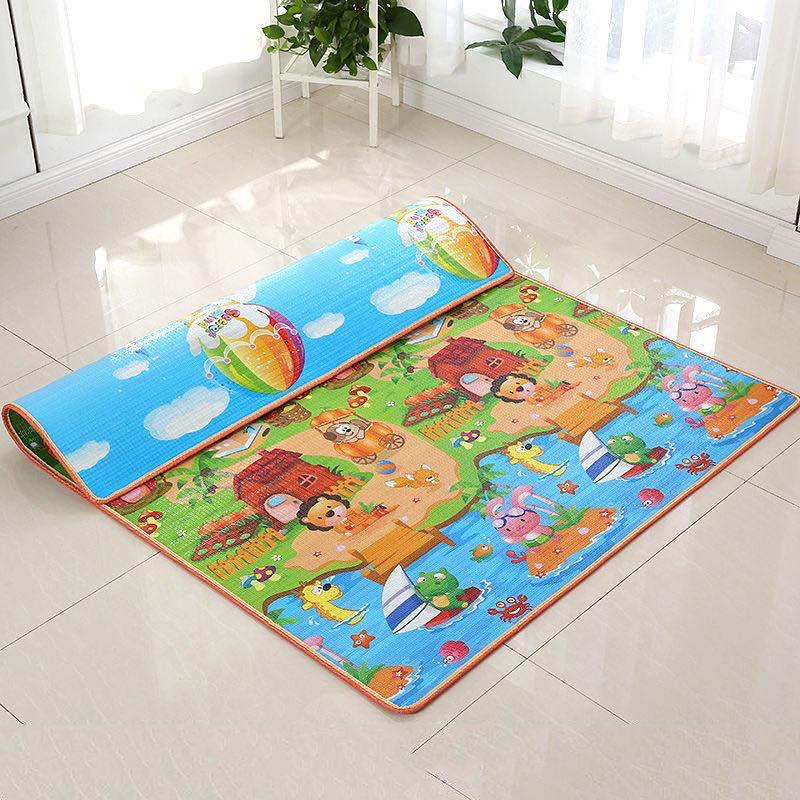 Baby Play Mat Kids Rug for Floor, Playmat for Kids Toddlers Infant, Extra Large Thick Playtime Collection ABC, Numbers, Animals Educational Area Rugs for Playroom (6×6ft) 5.0