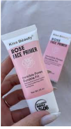 Kiss Beauty Rose Makeup Primer 35ml – Hydrating, Pore Blurring, Long-Lasting Base view 2