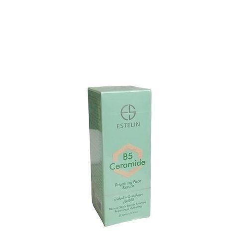 ESTELIN Facial Serum 30ml – Vitamin C, Hyaluronic Acid, Niacinamide, Retinol, Ceramide & Salicylic Acid – Brightening, Anti-Aging, Acne Treatment, Hydrating & Dark Spot Remover