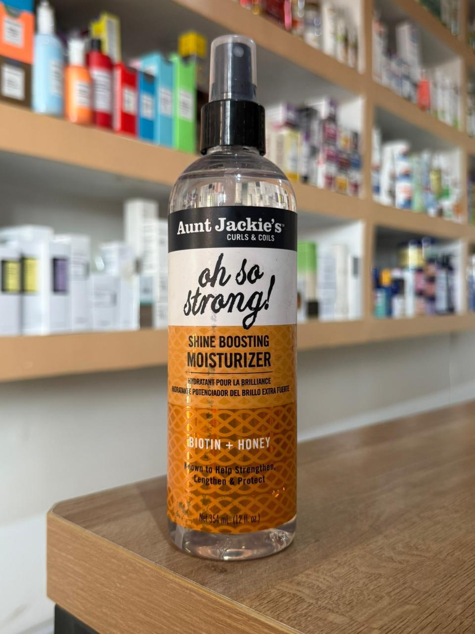 Aunt Jackie’s Curls & Coils Oh So Strong Shine Boosting Moisturizer for Dry Hair & Curls