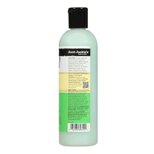 Aunt Jackie’s Curls & Coils “Quench!” Moisture Intensive Leave-In Conditioner 355ml | Hydrating Leave-In Cream for Dry, Frizzy & Curly Hair | Softening & Detangling Formula