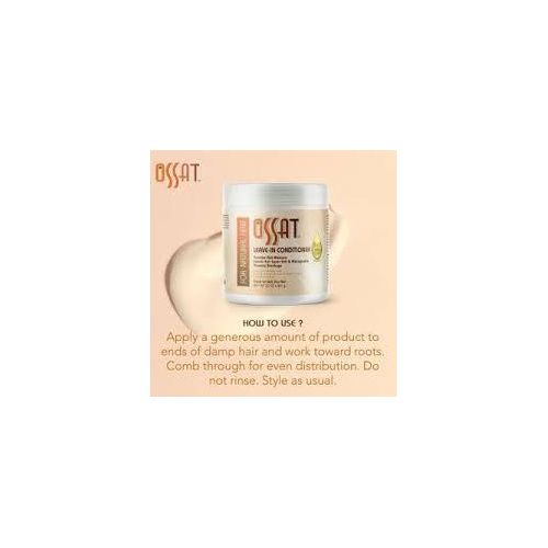 Ossat Naturals Leave-In Conditioner for Natural Hair – Moisturizing & Softening Hair Cream