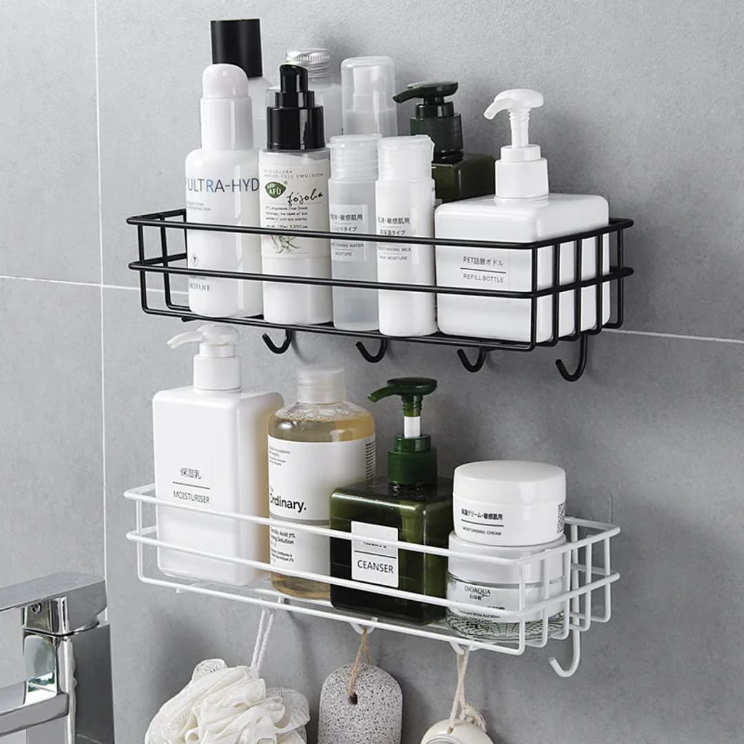 MODERN STORAGE SOLUTION FOR A NEAT & STYLISH SPACE 🏠Premium Metallic Storage Organizer Designed for Home, Office, Kitchen, Bathroom & Bedroom Organization – Durable Multi-Purpose Storage Rack Perfect