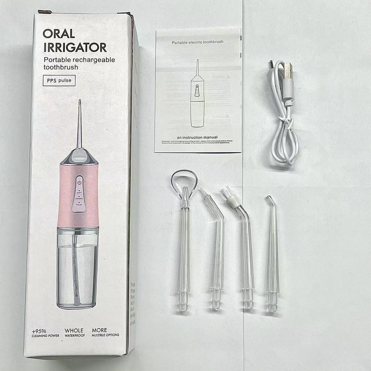 NEW DENTAL WATER JET ORAL IRRIGATOR / WATER FLOSSER ✨Portable Oral Hygiene Cleaning Machine with 4 Nozzles & 3 Cleaning Modes – Powerful Dental Water Flosser Designed for Deep Teeth Cleaning,