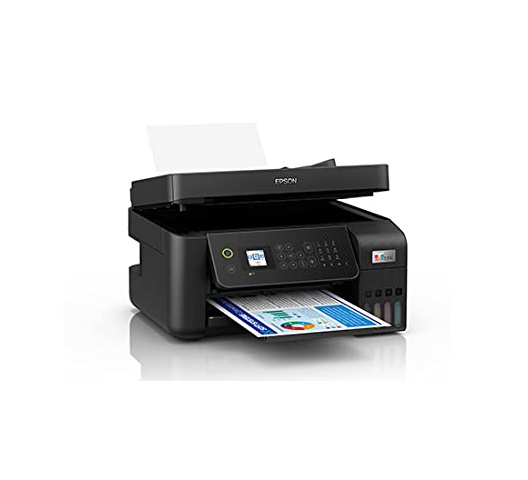 {With inks} Brand New Epson Office Printer | Epson L6290 ECOTANK Printer Black in Color, Print, Scan, Copy and Wireless| All in one Office Printer | Portable and Easy to Install and Print