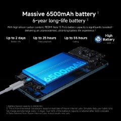 [Free Gift] Redmi Note 15 Pro 256GB + 8GB 6.77" 120Hz AMOLED Display MediaTek Helio G200-Ultra 6500mAh Massive Battery 108MP Super-clear Camera IP65 Watreproof Type C Charger Smart Phones