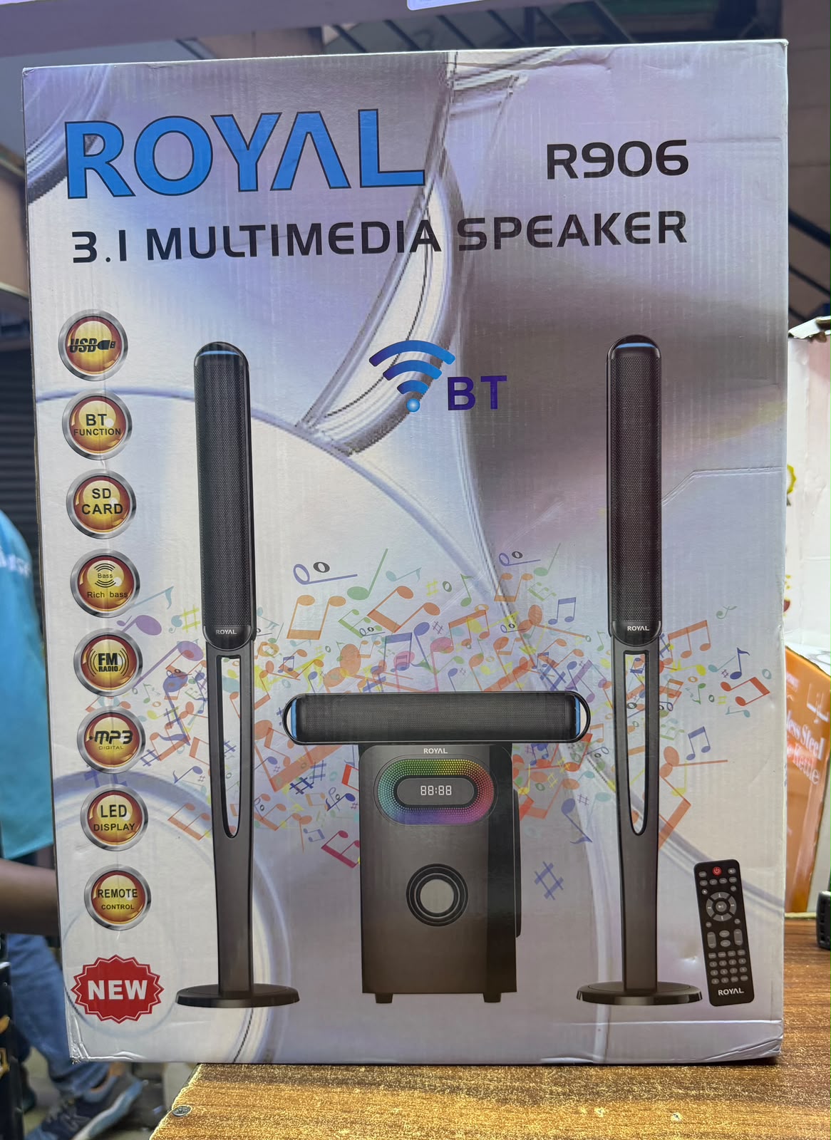 Royal R906 3.1 Multimedia Speaker System