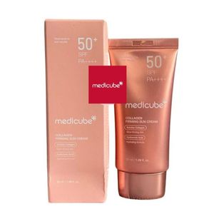 Medicube Collagen Firming Sun Cream Sunscreen SPF 50+ with Hyaluronic Acid.
