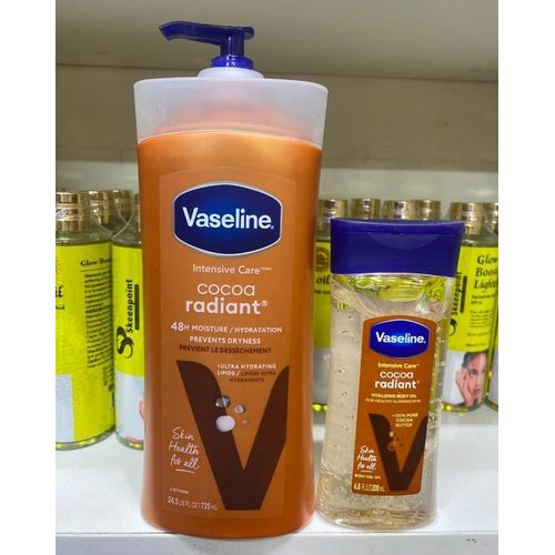 VASELINE COCOA GLOW LOTION 725M