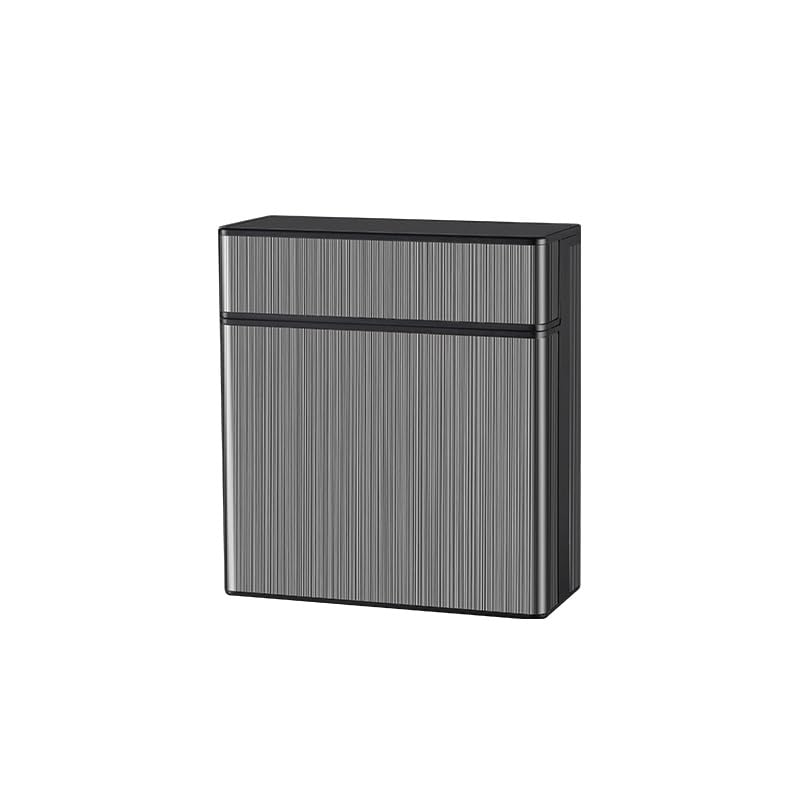 Large Metal Cigarette Case, Stainless Steel Cigarette Case, Cigarette Box for 40 Cigarettes