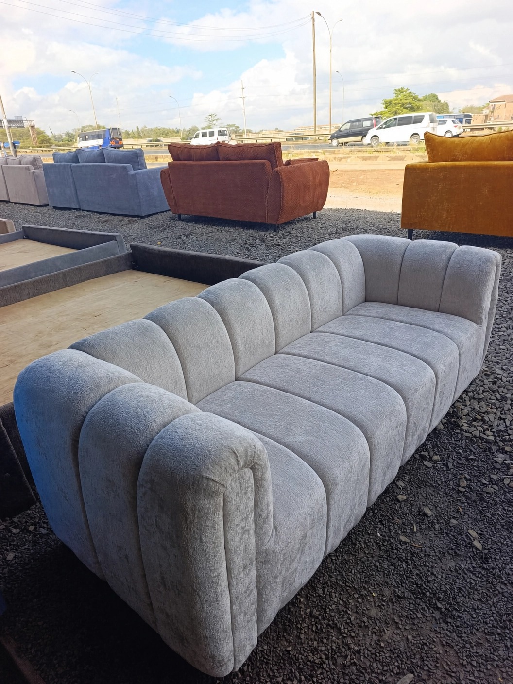 Bubble Velvet sofa Couch