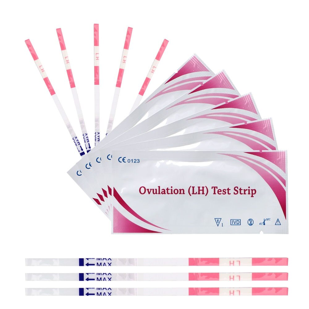 Ovulation LH Test Strips - 99% Accurate, One Step Kit, 36 Months Shelf Life