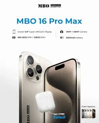 [NEW ARRIVALS] Modio MB16 Pro Max 5G Calling Mobile Phone - 6.67-inch HD Display, 8GB RAM, 256GB ROM- Trendyol