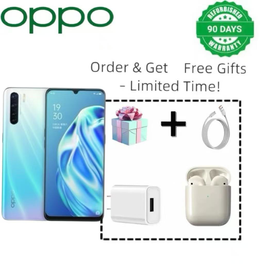 RefurbishedOPPO A91 4G mobile phone 6.4-inch AMOLED display, 48-megapixel quad-camera setup, 4025mAh battery Unlocking method: Light-sensing screen fingerprint 3.0, facial recognition