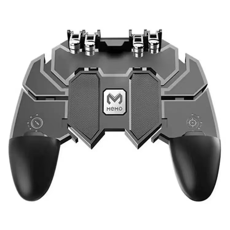 Mobile Game Triggers for iPhone/Android, Shooting Sensitive Controllers, Joystick Aiming & Shooting Triggers, for PUBG, COD, Fortnite, Zero Lag, 6 Finger Gamepads - High Sensitivity.