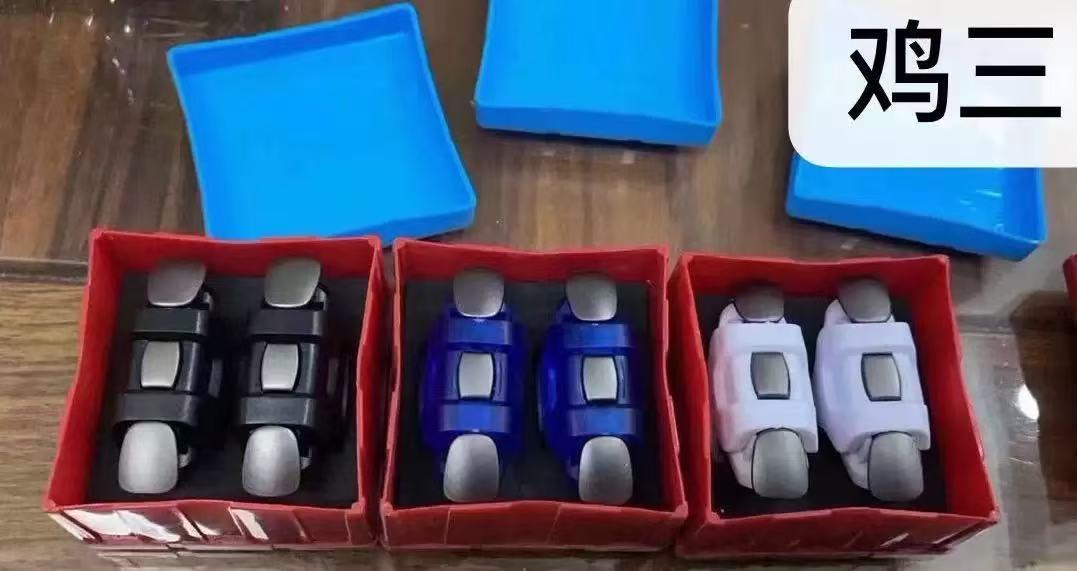 Mobile Game Triggers for iPhone/Android, Shooting Sensitive Controllers, Joystick Aiming & Shooting Triggers, for PUBG, COD, Fortnite, Zero Lag, 6 Finger Gamepads - High Sensitivity.
