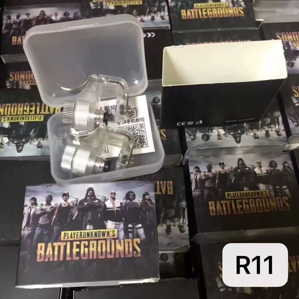 Mobile Game Triggers for iPhone/Android, Shooting Sensitive Controllers, Joystick Aiming & Shooting Triggers, for PUBG, COD, Fortnite, Zero Lag, 6 Finger Gamepads - High Sensitivity.