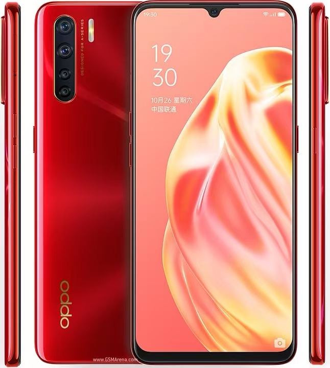 RefurbishedOPPO A91 4G mobile phone 6.4-inch AMOLED display, 48-megapixel quad-camera setup, 4025mAh battery Unlocking method: Light-sensing screen fingerprint 3.0, facial recognition