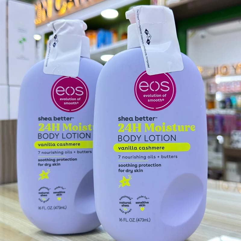 Eos Shea Better Caramel Cashmere Body Lotion 473ml 24 Hour Moisture Shea Butter Lotion With 7 Nourishing Oils Lightweight Non Greasy Hydrating Soft Smooth Skin Warm Caramel Vanilla Scent