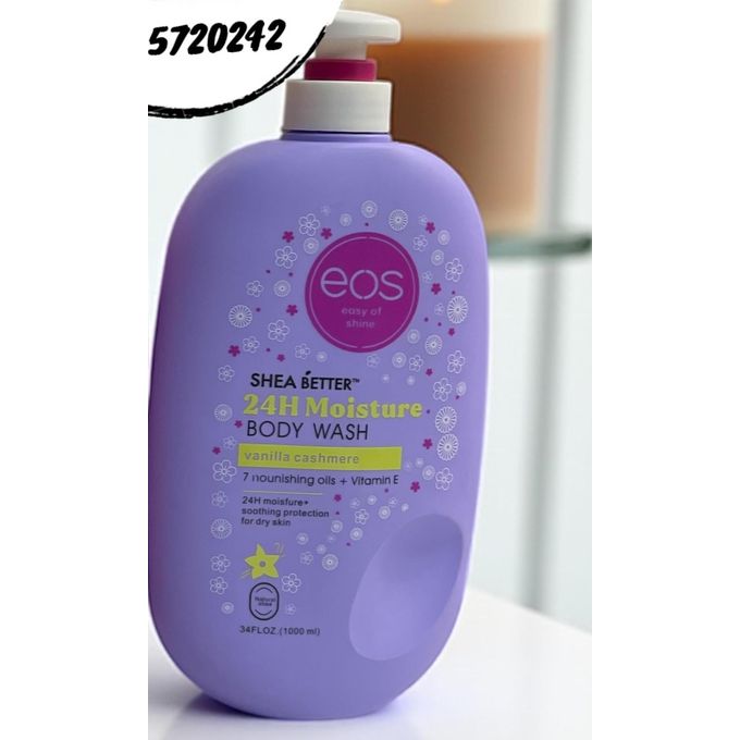 2 Packs EOS Body Care Set Sparkling Amber Body Lotion Raspberry Shea Butter Body Wash Moisturizing Hydrating Skin Care Combo Long Lasting Fragrance Smooth Soft Skin Daily Use for Women Men