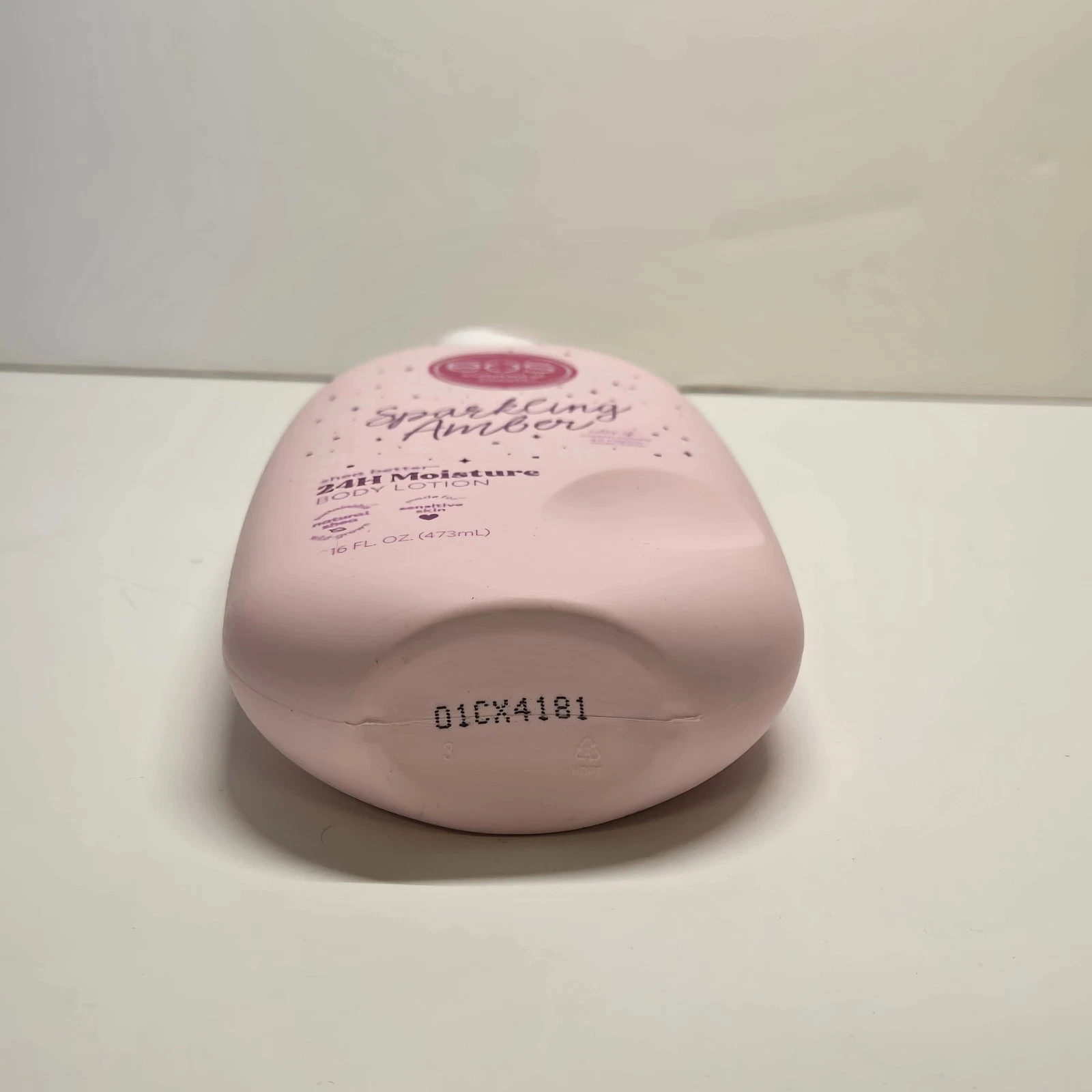 Eos Sparkling Amber Body Lotion Plus Eos Raspberry Soap 2 Pack Moisturizing Brightening Deep Cleansing Skincare Set for Soft Smooth Glowing Face Body Care Women Men