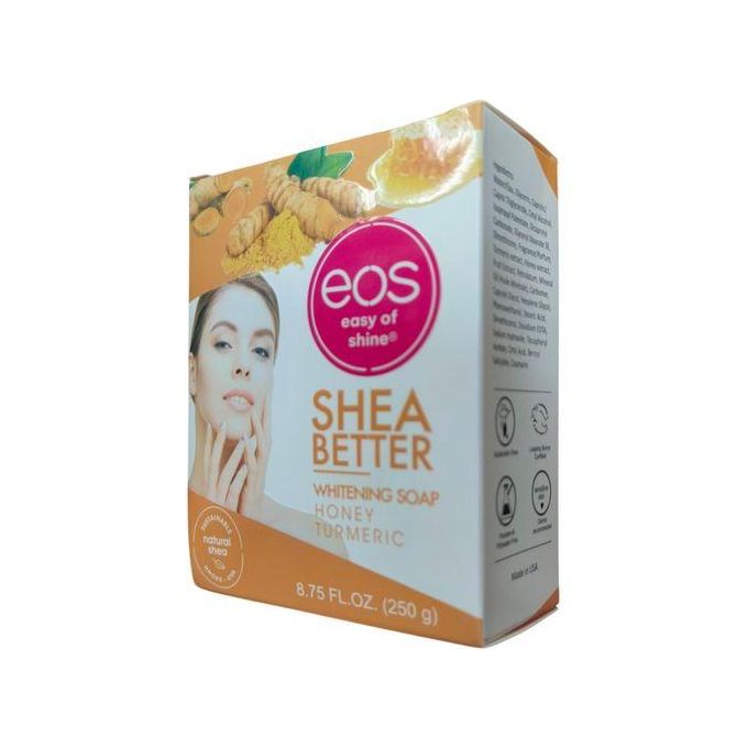 Eos Caramel Cashmere Body Lotion Plus Eos Shea Butter Honey Turmeric Soap 2 Pack Moisturizing Brightening Skincare Set for Dry Skin Smooth Glowing Face Body Care Women Men