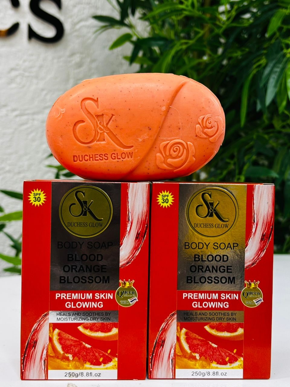 Face SK Duchesse Blood Orange Blossom Soap Whitening Shower Gel 1000ml – Brightening Moisturizing Body Wash with Blood Orange Extract, Glowing Skin Care Soap for Men & Women, Deep Cleansing Bath Gel