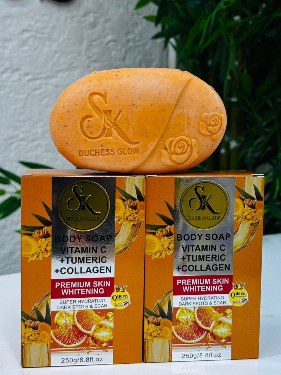 Face SK Duchesse Blood Orange Blossom Soap Whitening Shower Gel 1000ml – Brightening Moisturizing Body Wash with Blood Orange Extract, Glowing Skin Care Soap for Men & Women, Deep Cleansing Bath Gel