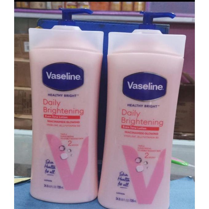 Vaseline 3 in 1 Body Care Combo Extra Brightening Lotion 500ml + Body Oil 200ml + Gluta Hya Dewy Radiance Serum 300ml Hydrating Smooth Glowing Skin Moisturizing Bundle Offer