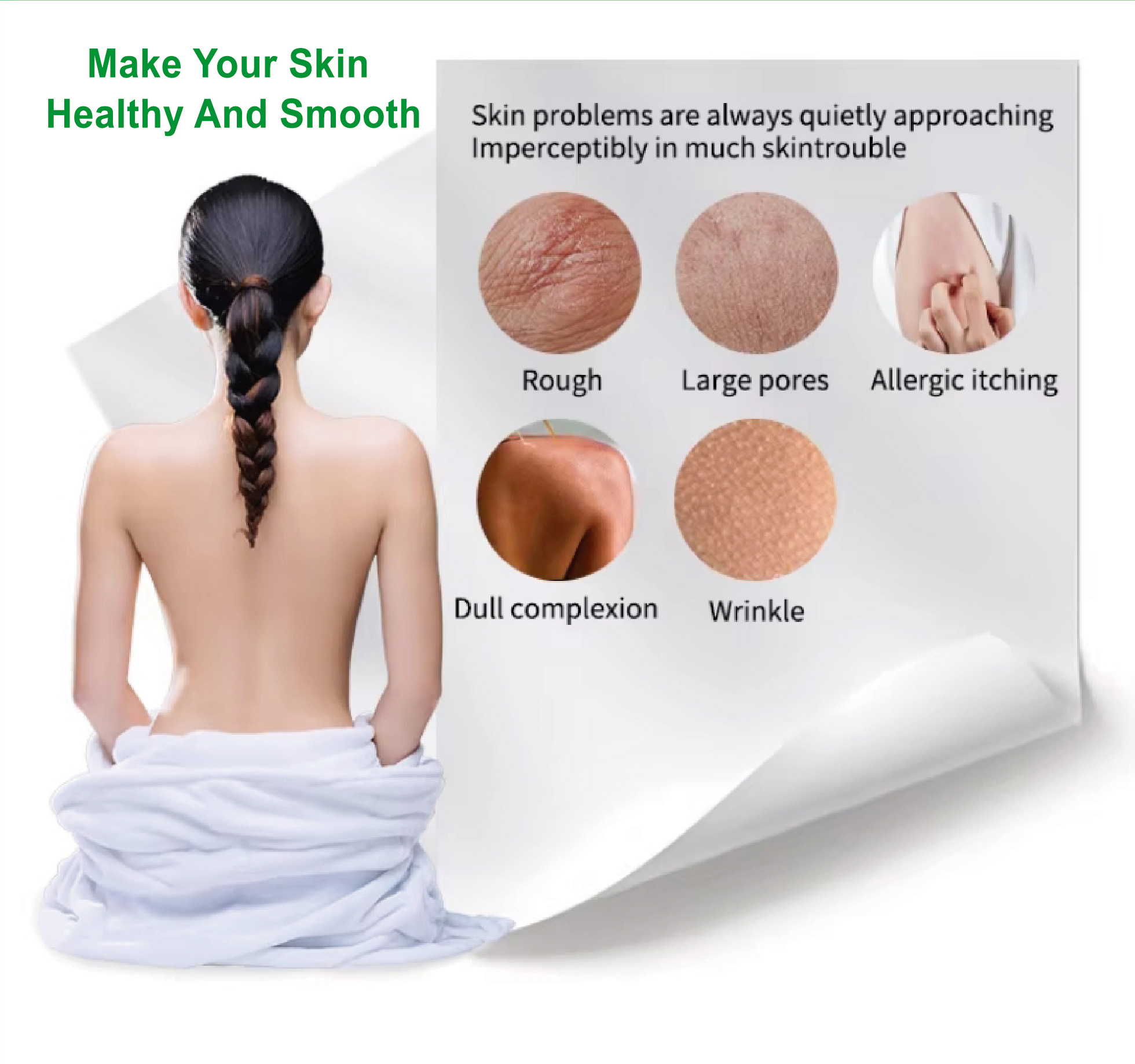 Japanese Style Exfoliating Bath Strip, African long net bath sponge Towel for Deep Cleaning, Back Scrub Wash Cloth for Men & Women for daily use