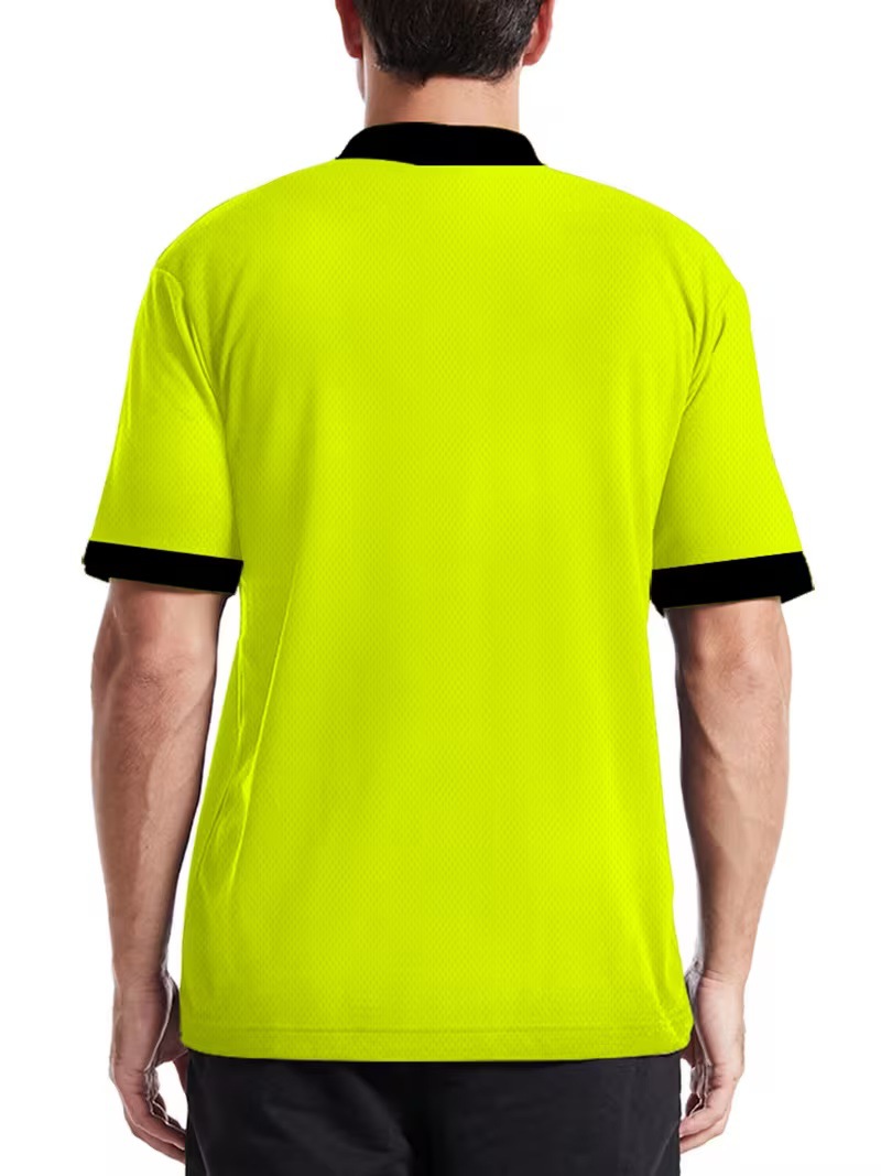 3D digital printing collarless polo shirt - fashionable men's sport polo shirt for horse polo - European-style breathable men's clothing