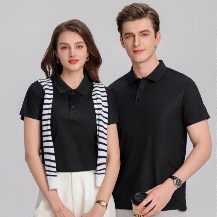Polo shirt men's work uniform short-sleeved men's polo shirt summer men's clothing short-sleeved cool-feeling lightweight men's short-sleeved T-shirt