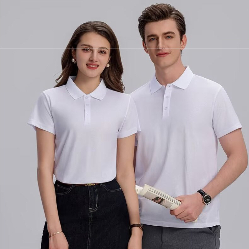Polo shirt men's work uniform short-sleeved men's polo shirt summer men's clothing short-sleeved cool-feeling lightweight men's short-sleeved T-shirt