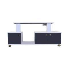 Istanbul 2 Modern TV Stand With LED Lights-Stylish TV Cabinet with built-in LED Lighting, sleek modern design, and spacious storage shelves . Perfect for TVs up to 55 inches adding elegance and beauty