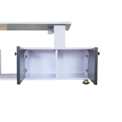 Istanbul 2 Modern TV Stand With LED Lights-Stylish TV Cabinet with built-in LED Lighting, sleek modern design, and spacious storage shelves . Perfect for TVs up to 55 inches adding elegance and beauty