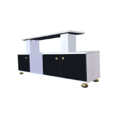 Istanbul 2 Modern TV Stand With LED Lights-Stylish TV Cabinet with built-in LED Lighting, sleek modern design, and spacious storage shelves . Perfect for TVs up to 55 inches adding elegance and beauty