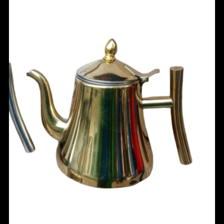 Luxury Tea Kettle Coffee Teapot Stainless steel tea pot with infuser filter Tea Jug Gold or Silver